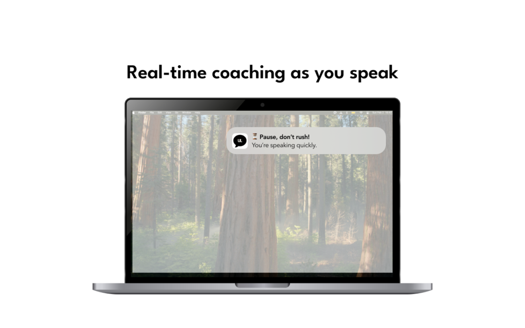 real time public speaking coaching